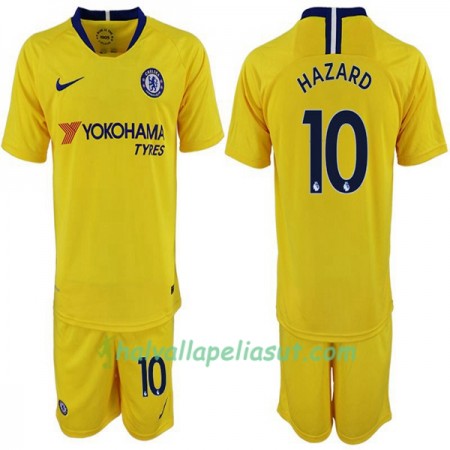 Jalkapallo Pelipaidat Chelsea Hazard 10 Lasten Vieraspaita 2018-2019 Lyhythihainen